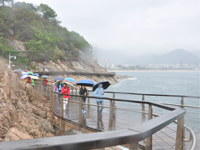 煙雨霏霏，深圳總部大鵬灣踏青